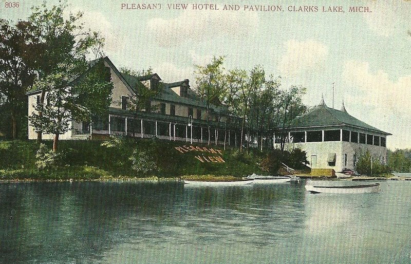 Pleasant View Hotel and Dance Pavillion - Vintage Postcard